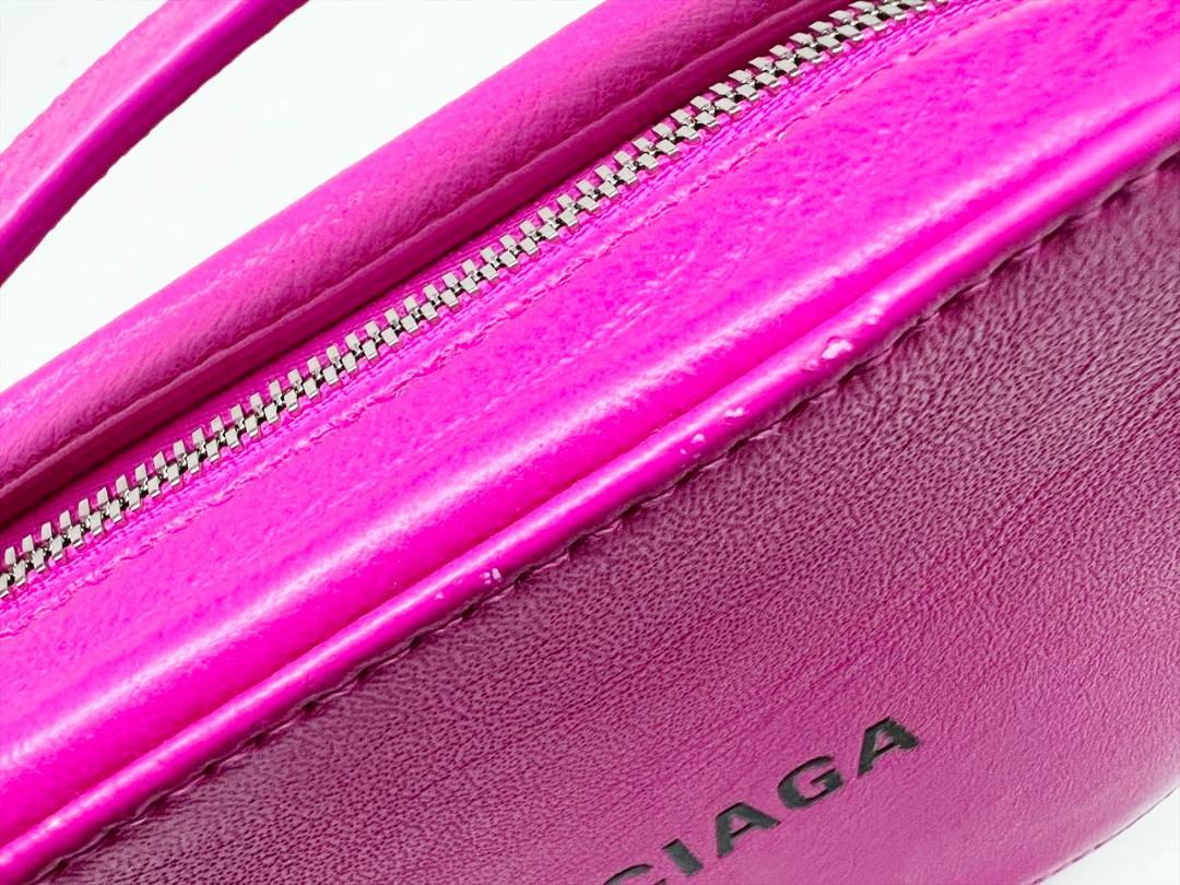 良好品 バレンシアガ エブリデイ カメラバッグ XS 2WAY ピンク