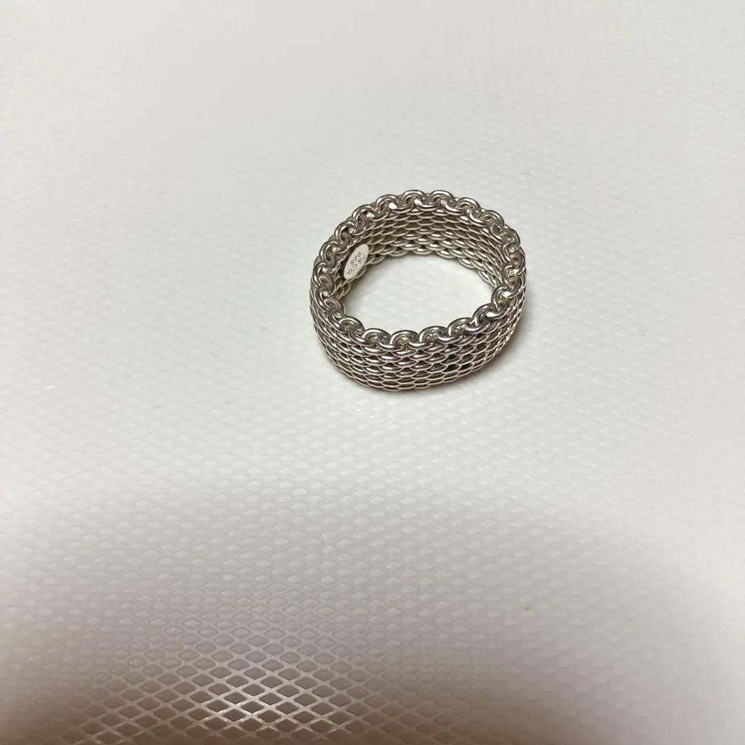美品　ティファニー　サマセット　リング　約15号