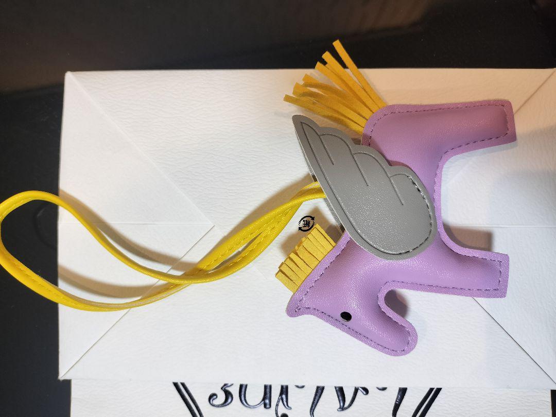 ユニコーン型レザー風チャーム