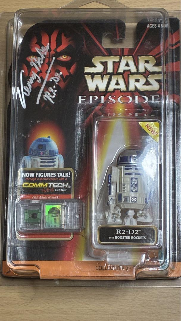 スターウォーズ　ベーシックフィギュア　R2-D2 ケニー・ベイカー氏サイン入り