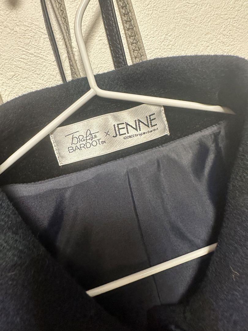 JENNE BB.チェック柄ケープコート