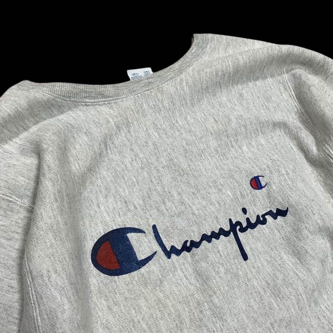 90s珍品USA製 champion 目あり×ロゴ リバースウィーブ スウェット 90s珍品USA製 champion 目あり×ロゴ リバースウィーブ スウェット