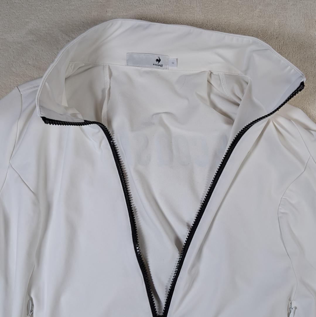 【ルコック】ストレッチライトブルゾン　ジャージ　美品　ストレッチ　ゴルフウェア