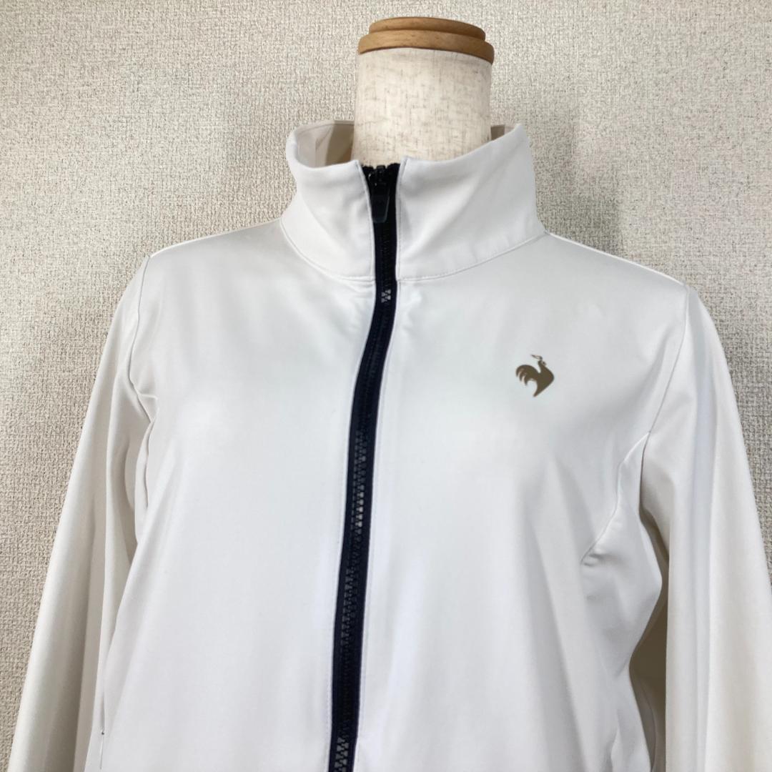 【ルコック】ストレッチライトブルゾン　ジャージ　美品　ストレッチ　ゴルフウェア