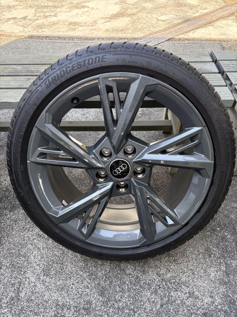 アウディA38Y S-Sライン 純正ホイールタイヤ4本セット18×8J
