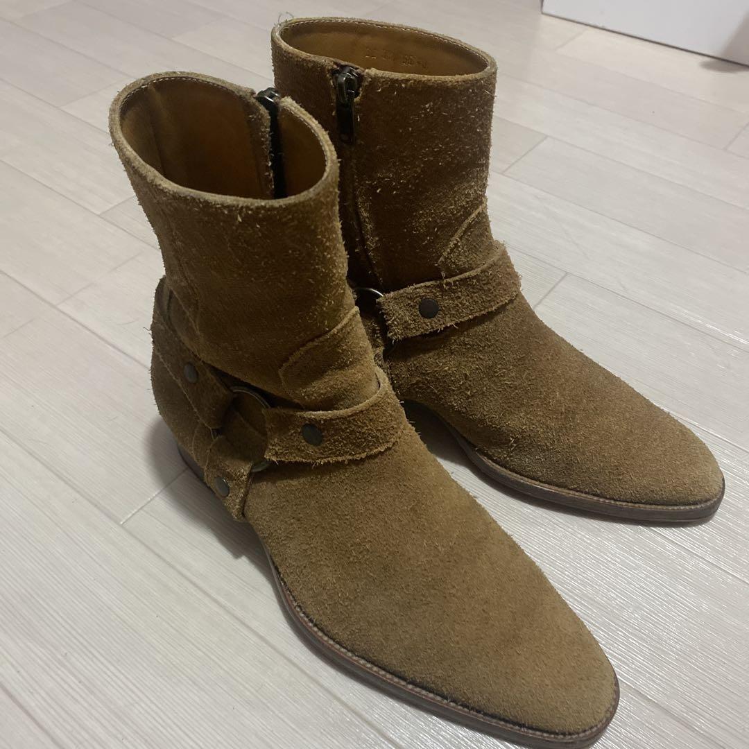 SAINT LAURENT ワイアットハーネス リングブーツ　サンローラン　40
