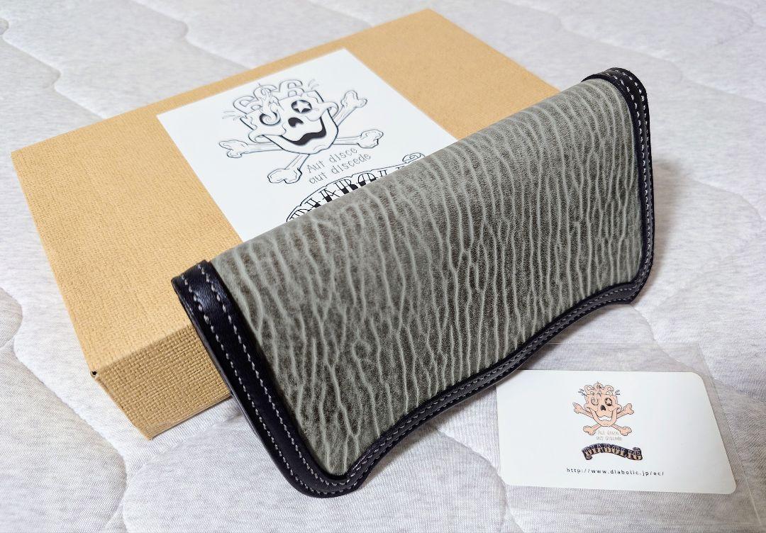 長財布 ケープシール(オットセイ革) サドルレザーウォレット DIABOLIC