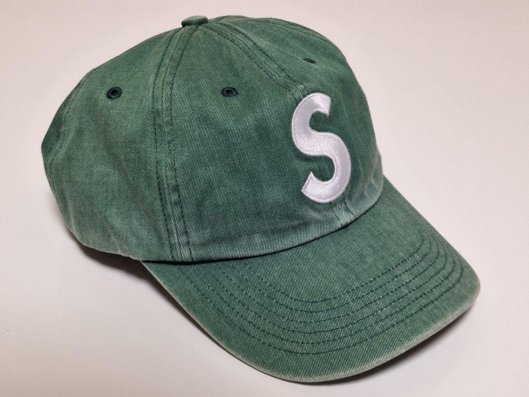 美品　Supreme　Pigment　S Logo　6-Panel　\"Green