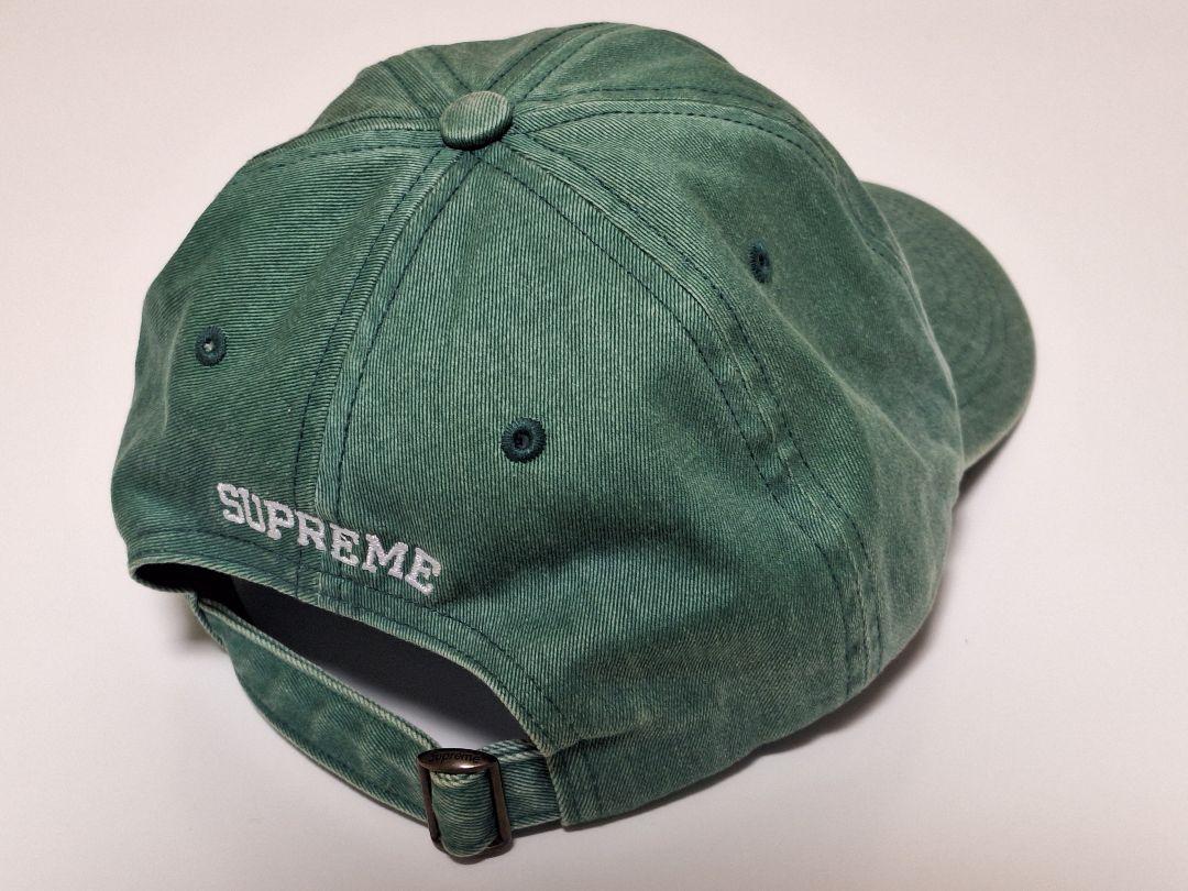 美品　Supreme　Pigment　S Logo　6-Panel　\"Green