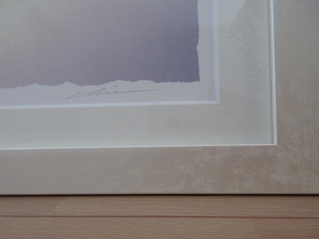 Chie Art チエアート 版画 光の扉 パープル 大 四切サイズ目立った傷や汚れなし NEXPOTALLINN_EU