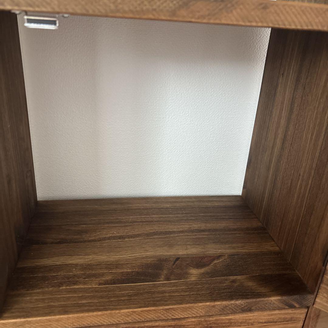【2/15まで】オーダー家具 アンティーク調天然木ラック ルーターボックス