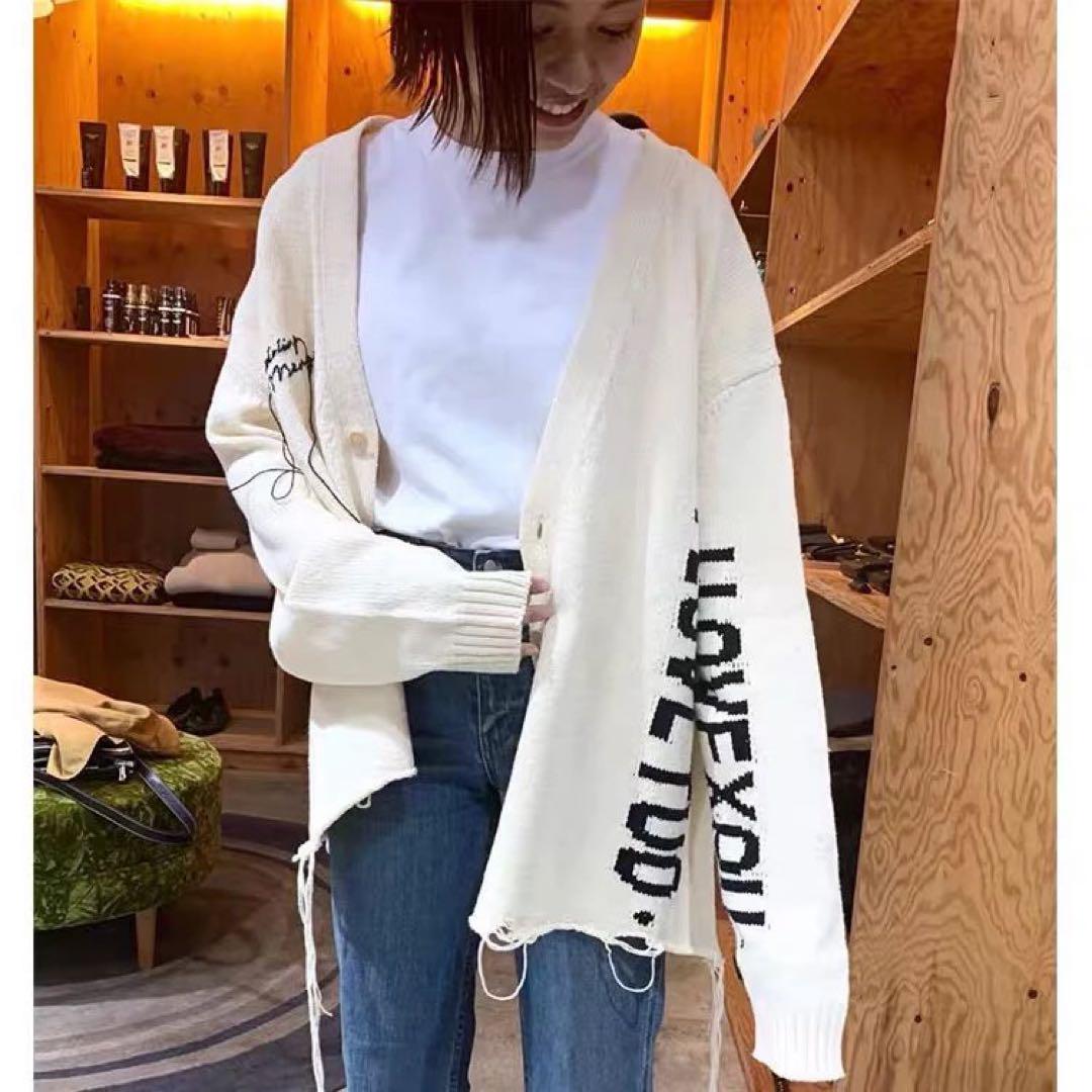トップス Doublet HIDDEN MESSAGE CARDIGAN