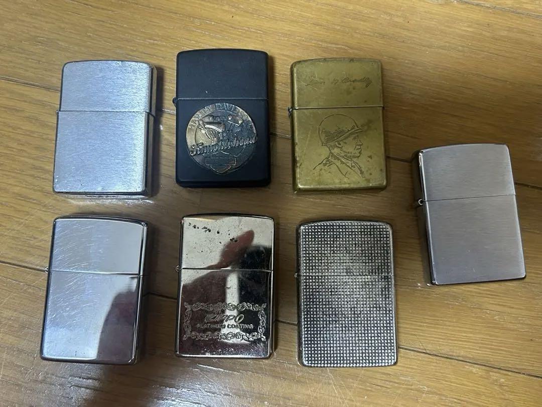 Zippo ライター 7個セット USA製 金属製