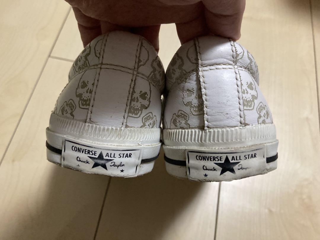 レア converse chuck taylor スカル 25.5cm