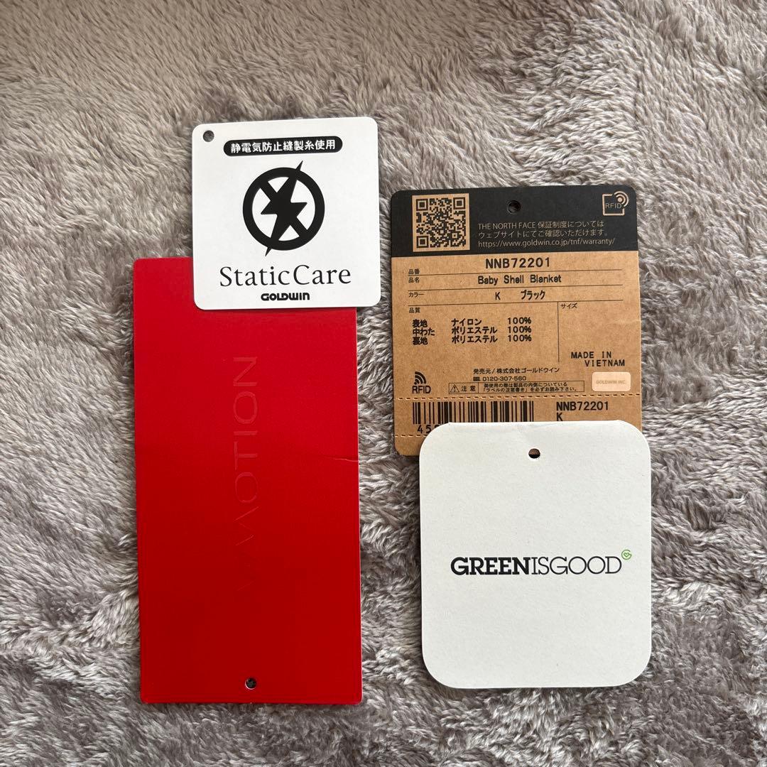 【THE NORTH FACE】 ノースフェイス  ベビー シェルブランケット 黒 その他 外出 移動用品