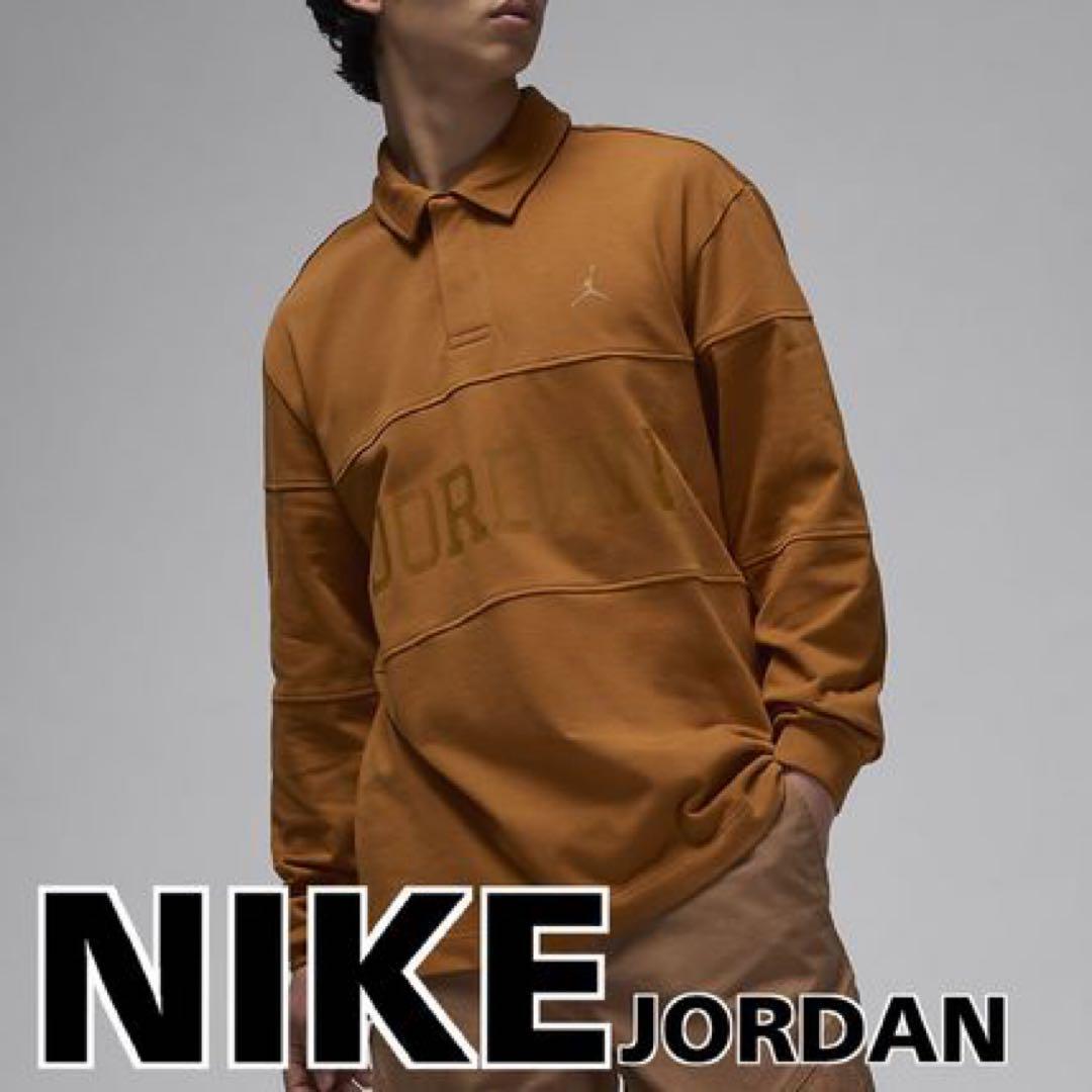 US XL 新品 ジョーダン ラグビー ポロ 長袖 ロングスリブ ゴルフ
