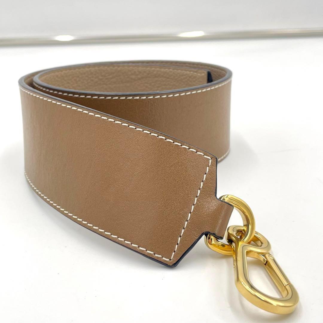 ✨️極美品 現行モデル LOEWE ショルダーストラップ レザー キャメル