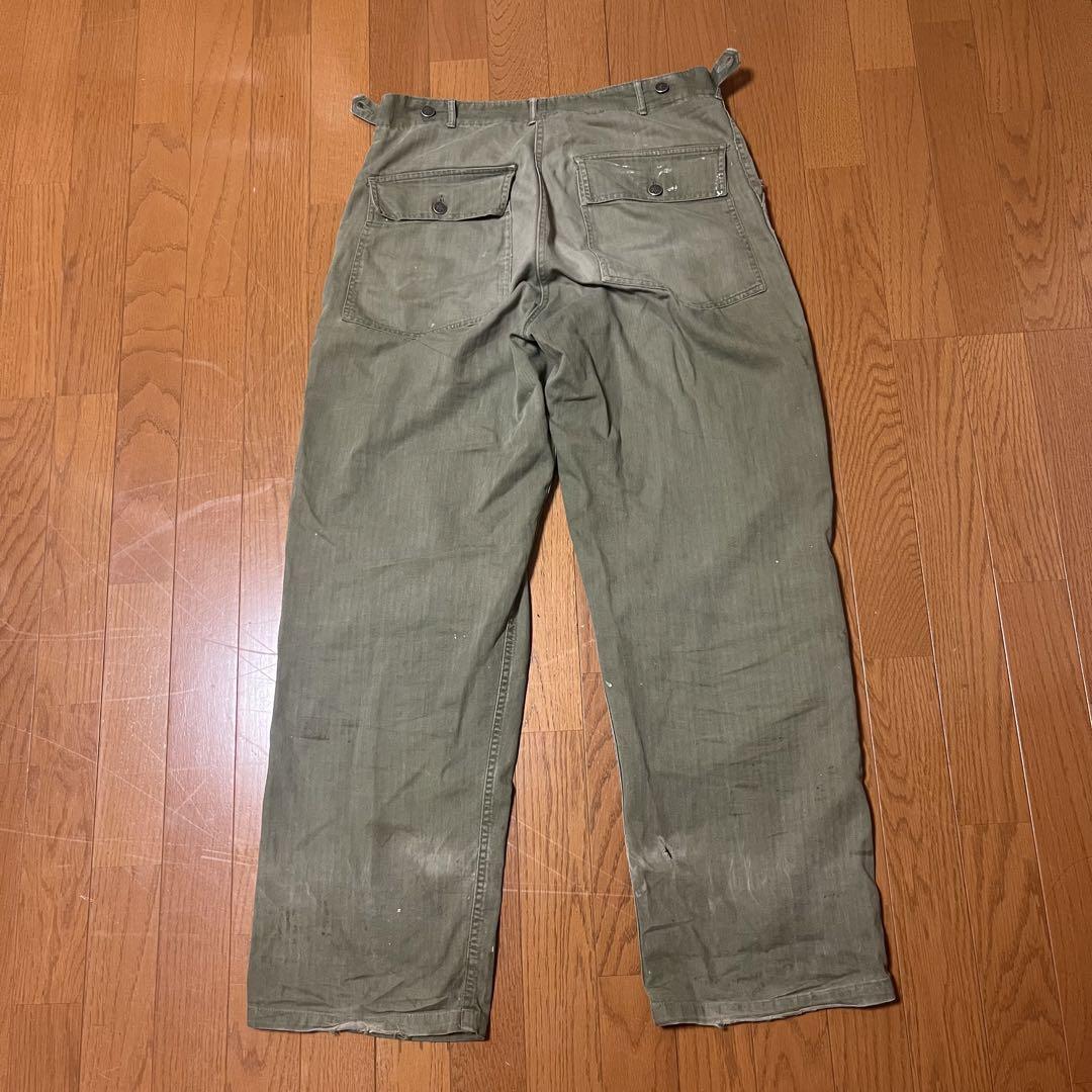 M-47 50〜60s ベイカーパンツ　ヘリンボーン　13スターボタン