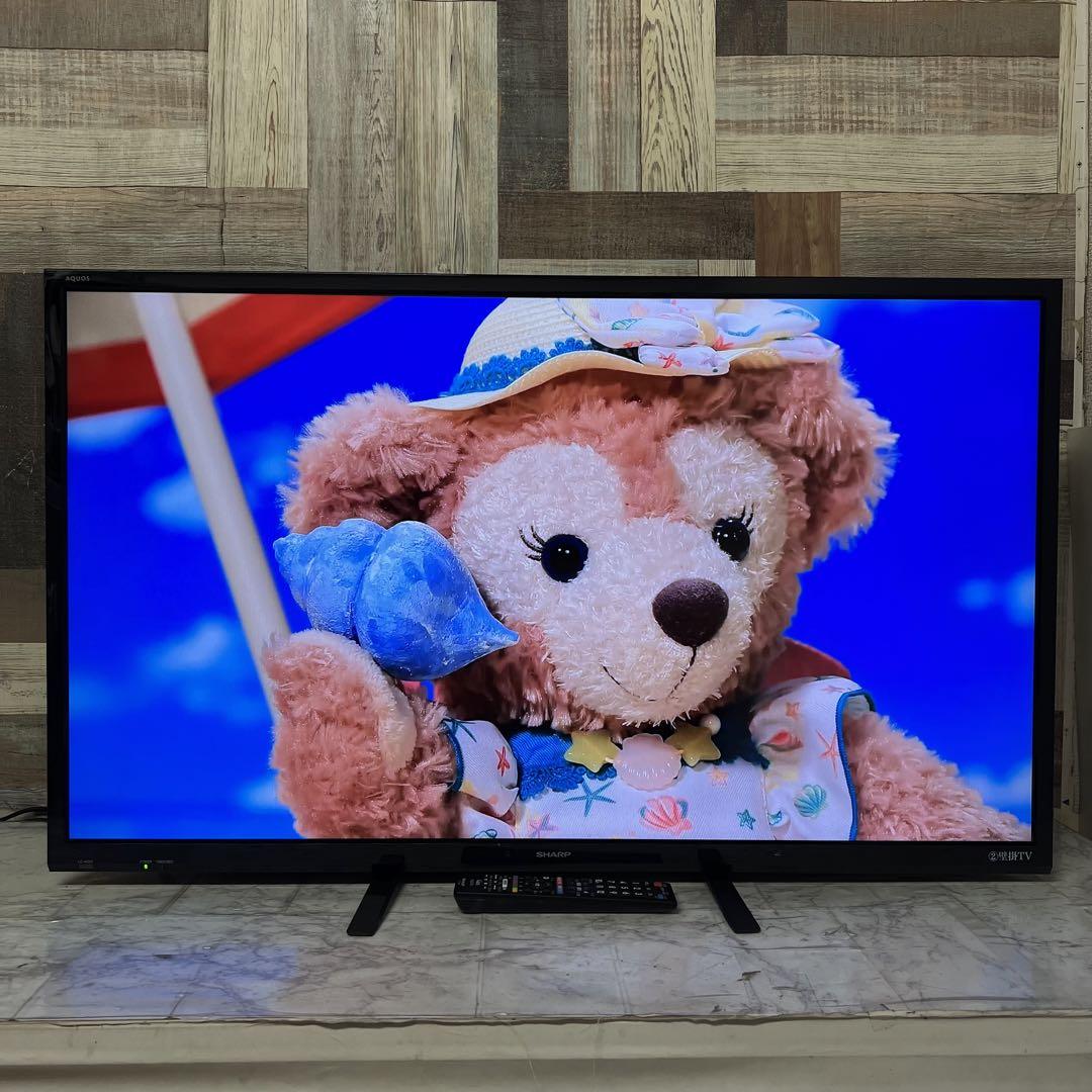 即日受渡❣️全国送料込SHARP 40型液晶テレビ外付けHDD対応裏番組録画
