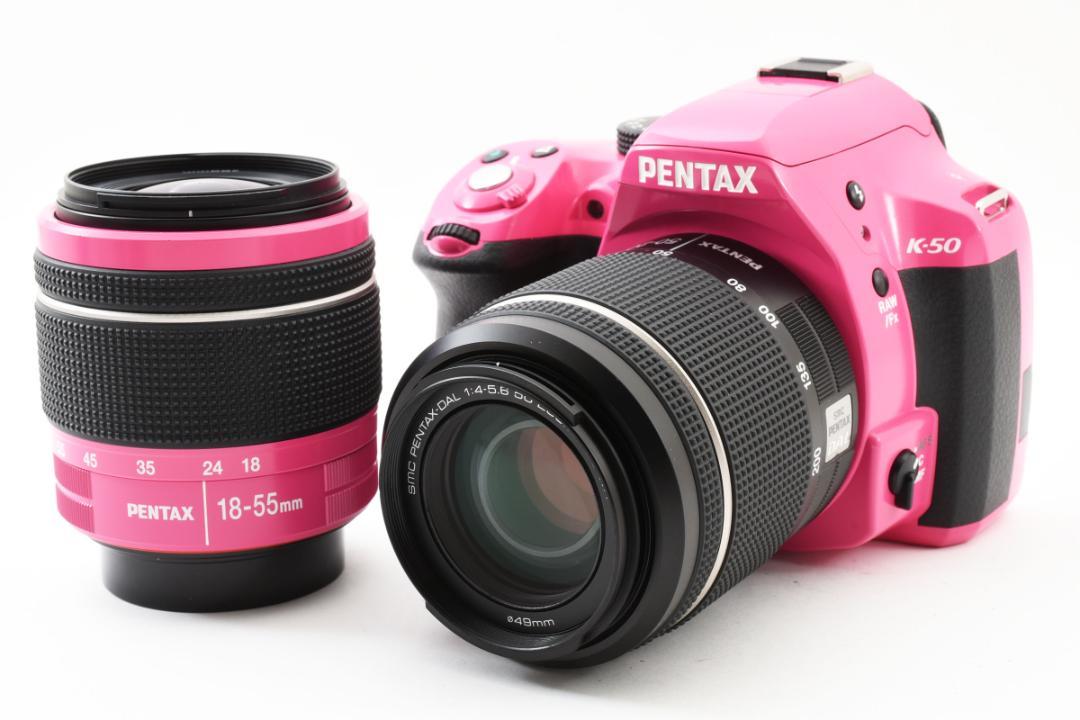 ■ ほぼ新品 ■ ペンタックス　PENTAX K-50 ダブルレンズキット