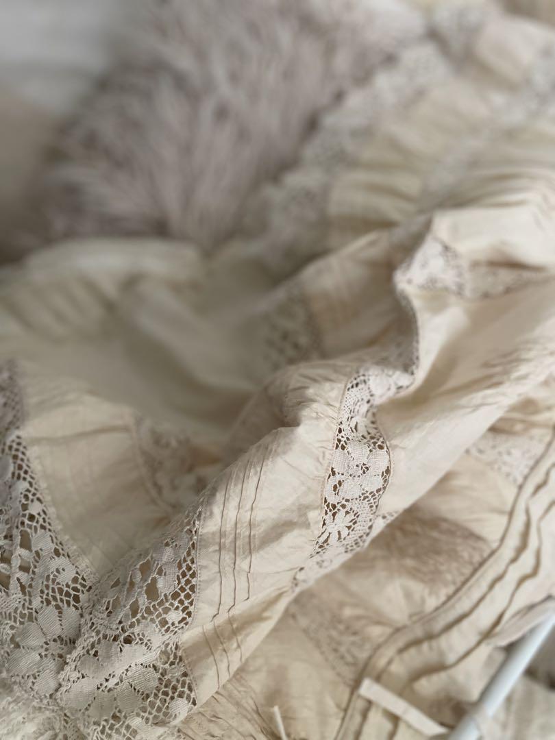 専用page〜✴︎フランスアンティーク　エクリュ アンティークレース　190×43