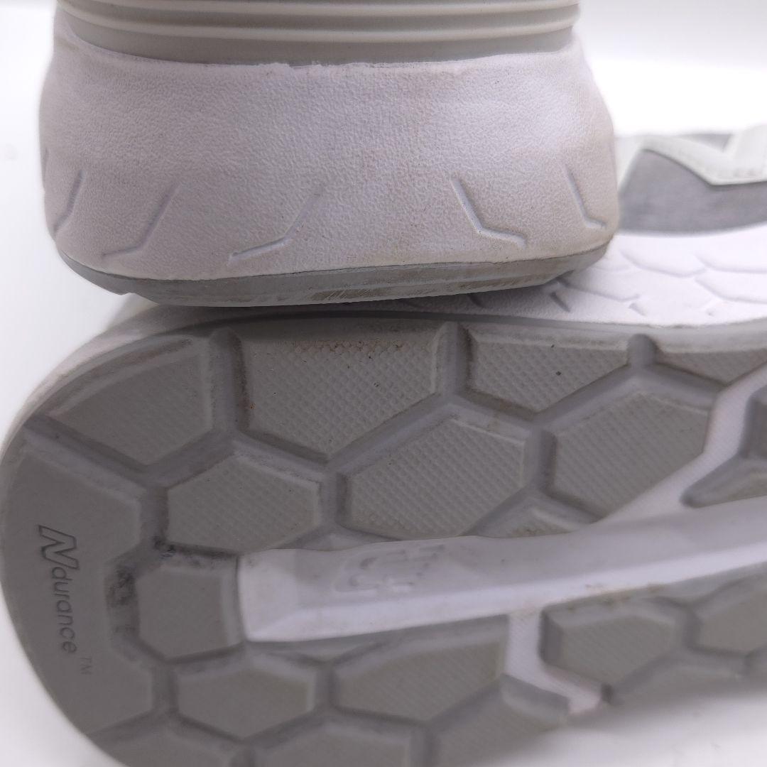 new balance ニューバランス スニーカー 23.5cm グレー - メルカリ