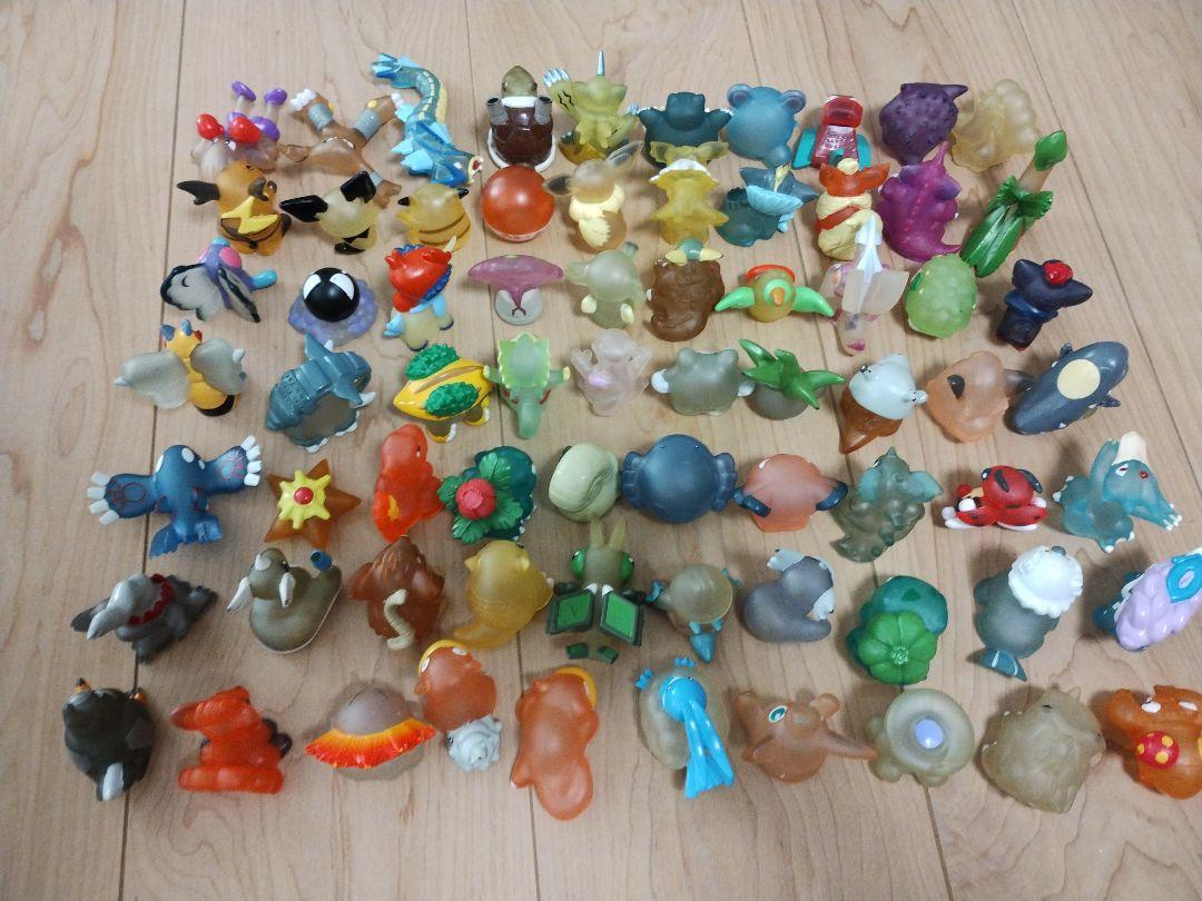 クリア　ポケモンキッズ　スケルトン　指人形　フィギュア　ソフビ　大量　まとめ売り