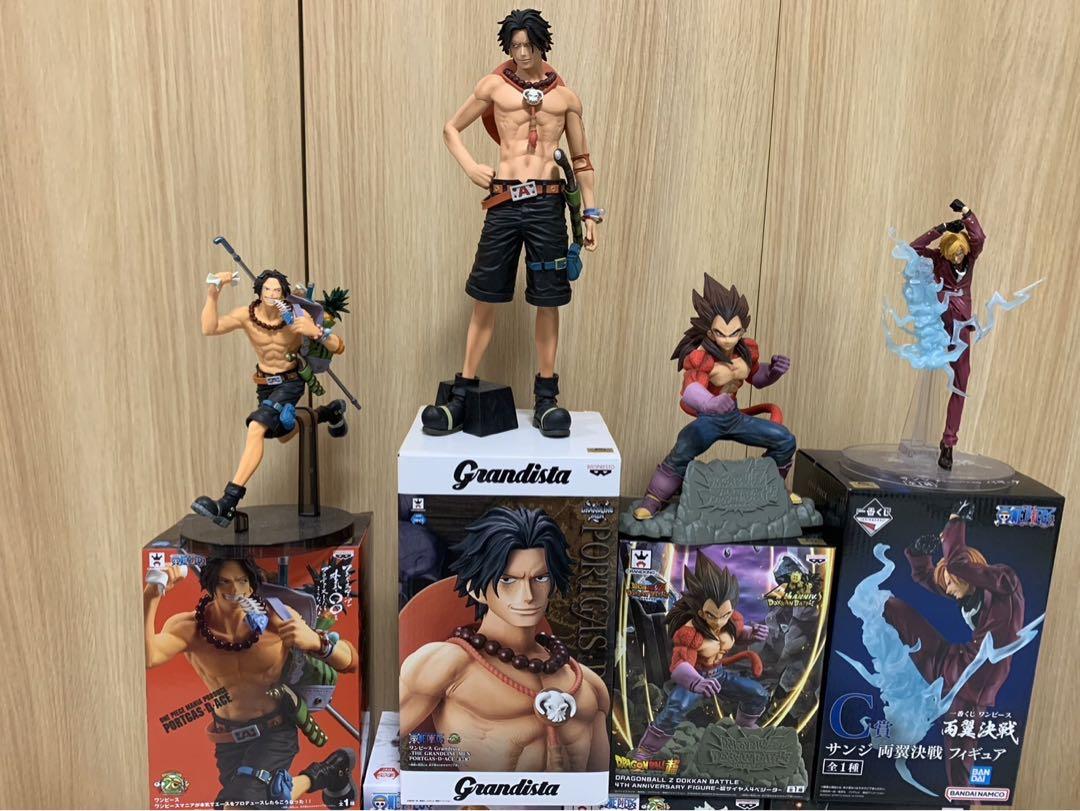 ワンピース・ドラゴンボールフィギュア8個セット
