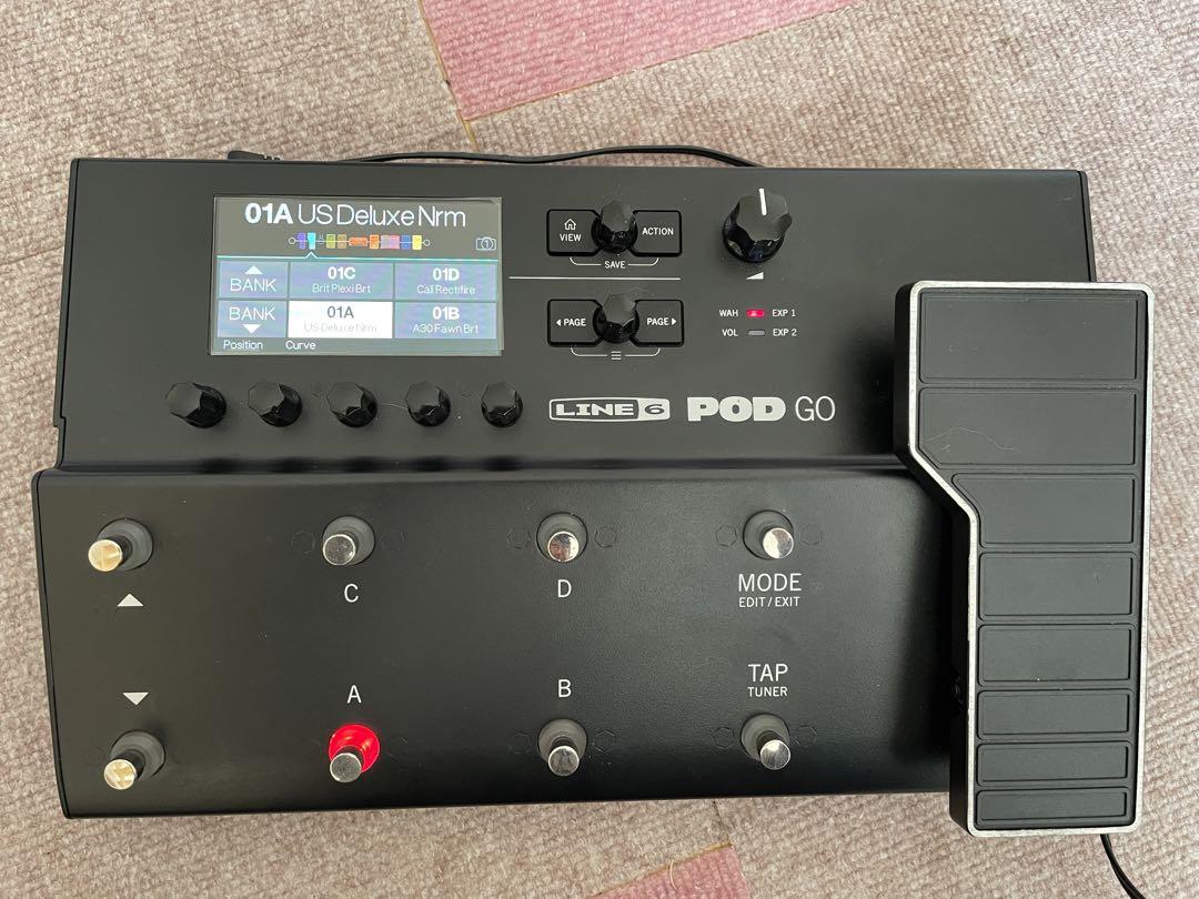 箱付き美品マルチエフェクター　Line6　FLOOR POD PLUS