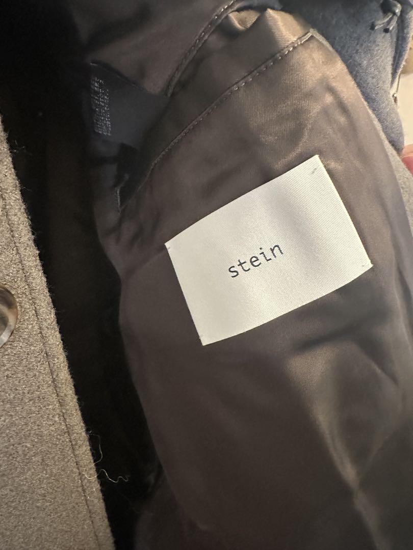 stein Oversized Melton Lean Jacket：S stein OVERSIZED MELTON LEAN JACKET・GREY KHAKI - tity