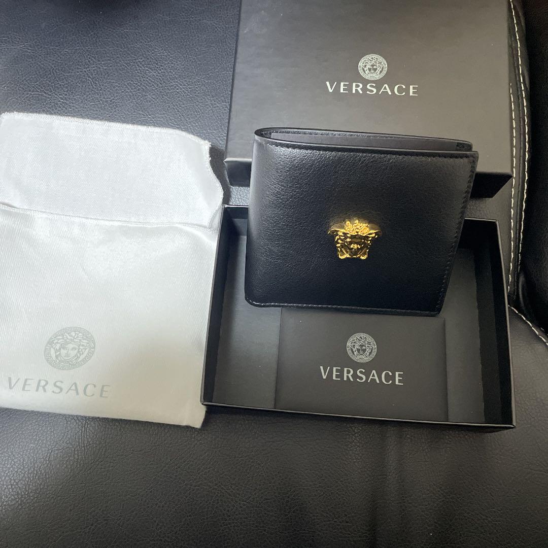VERSACE ヴェルサーチ レザー ウォレット メデューサ | csm.cg