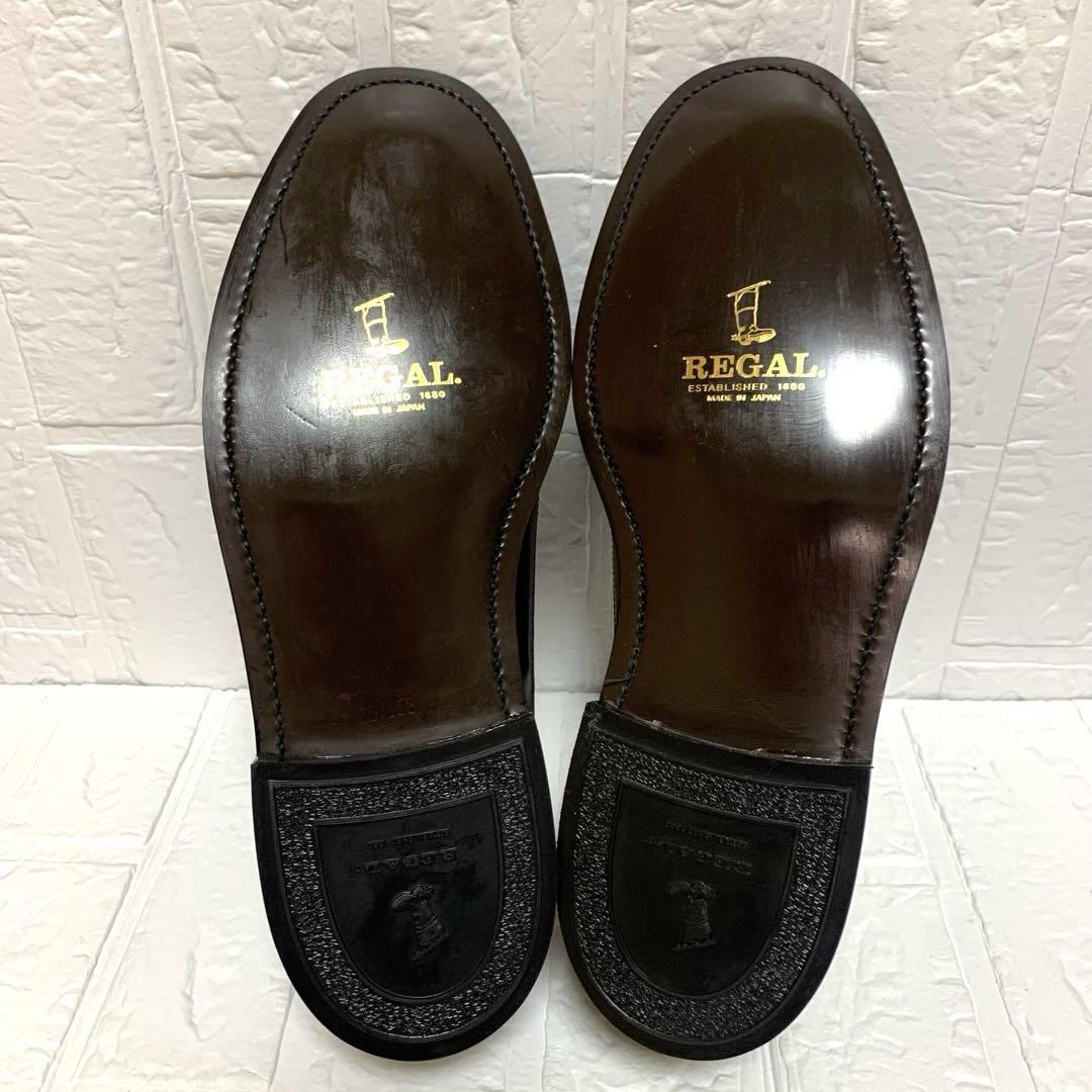 ☆未使用品☆ REGAL ウィングチップ ビジネスシューズ ダークブラウン