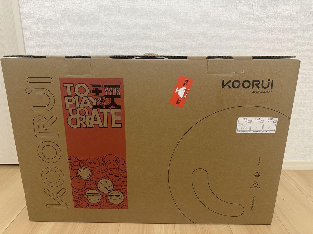 KOORUI 湾曲ディスプレイモニター本体