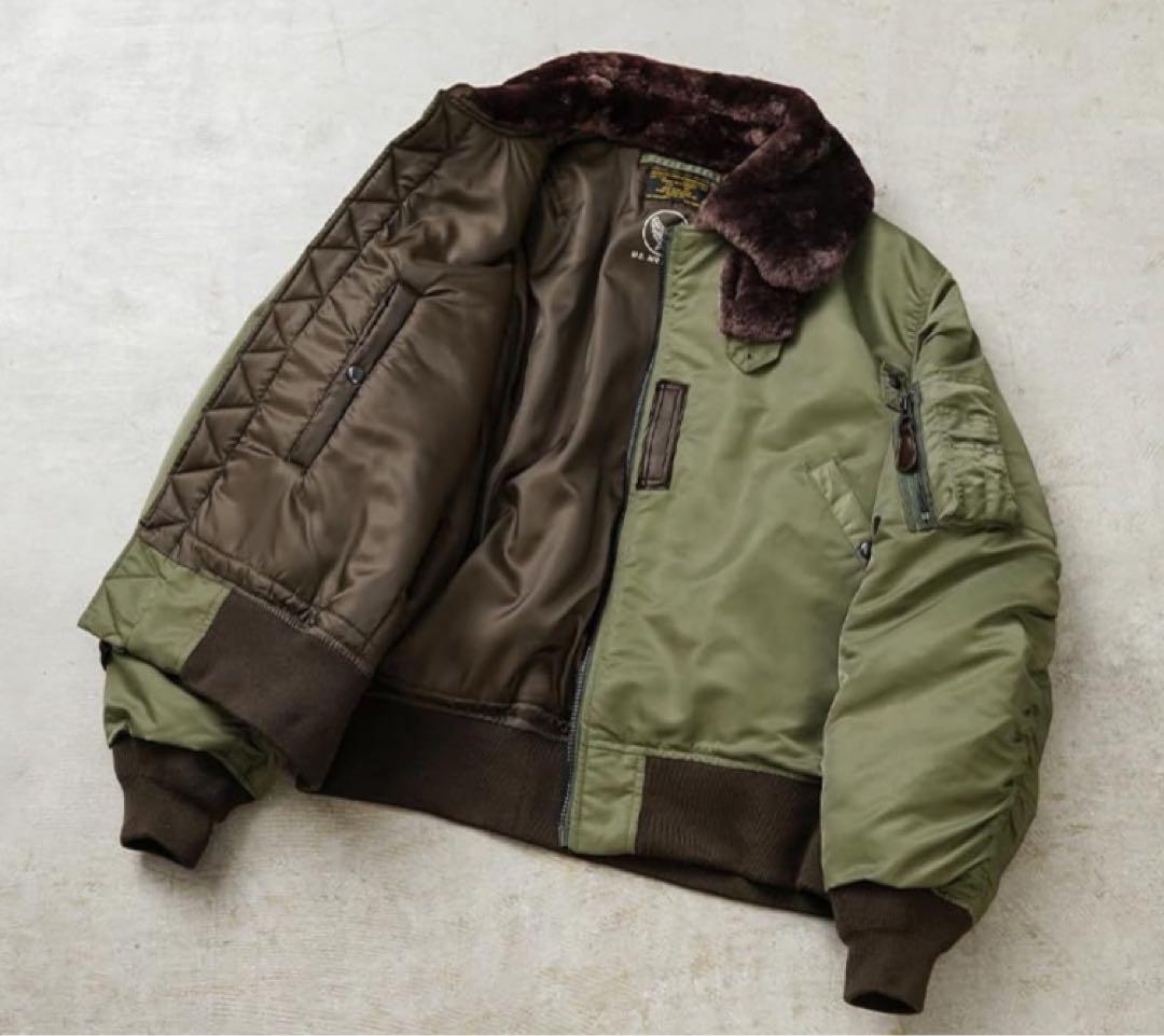 【本格的ミリタリー！】UNITED ARROWS B15　フライトジャケット 米軍 U.S.AIR FORCE B-15 フライトジャケット