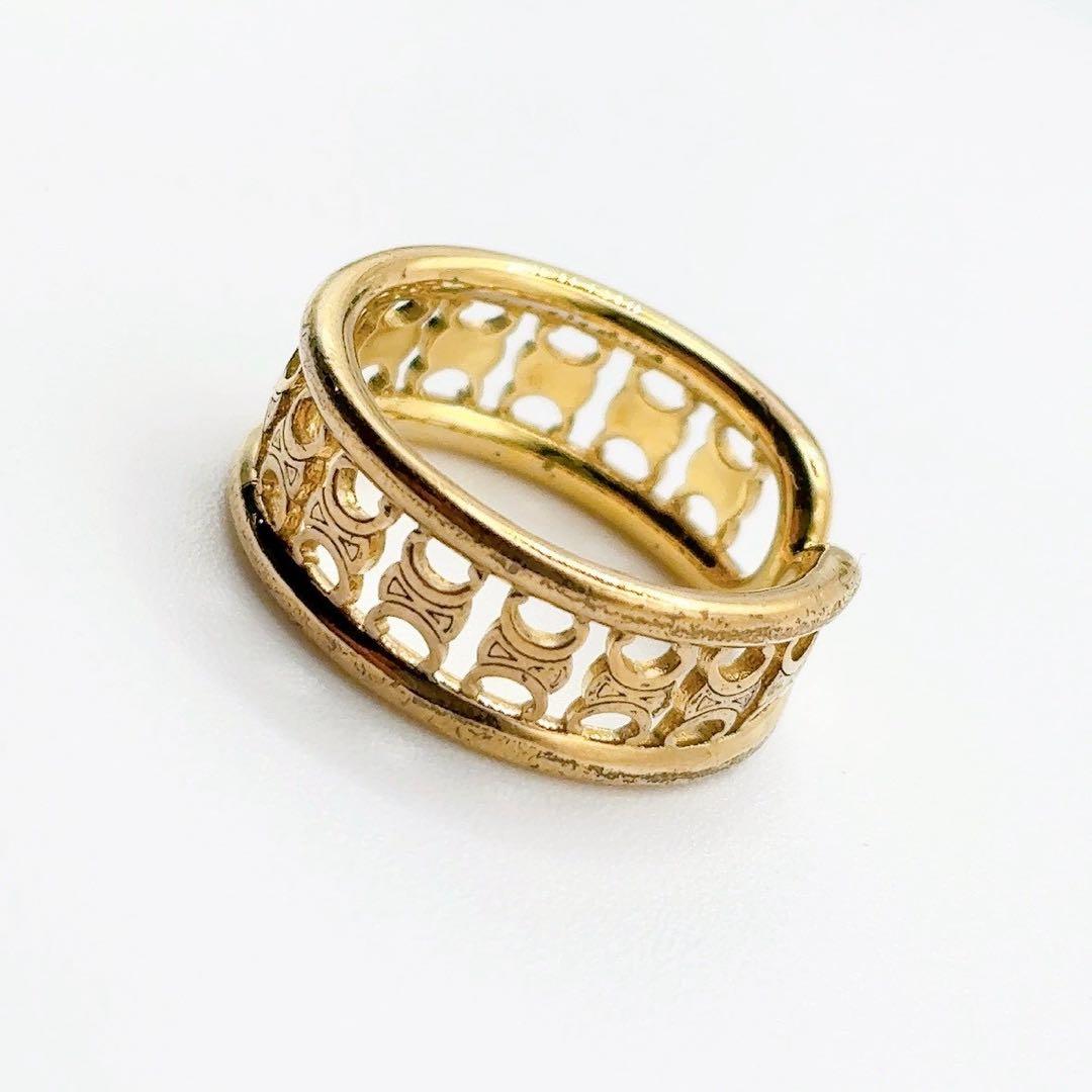 箱付き✨セリーヌ トリオンフ マルチリング 指輪 ゴールド 50サイズ 10号 箱付き✨セリーヌ トリオンフ マルチリング 指輪 ゴールド 50サイズ 10号