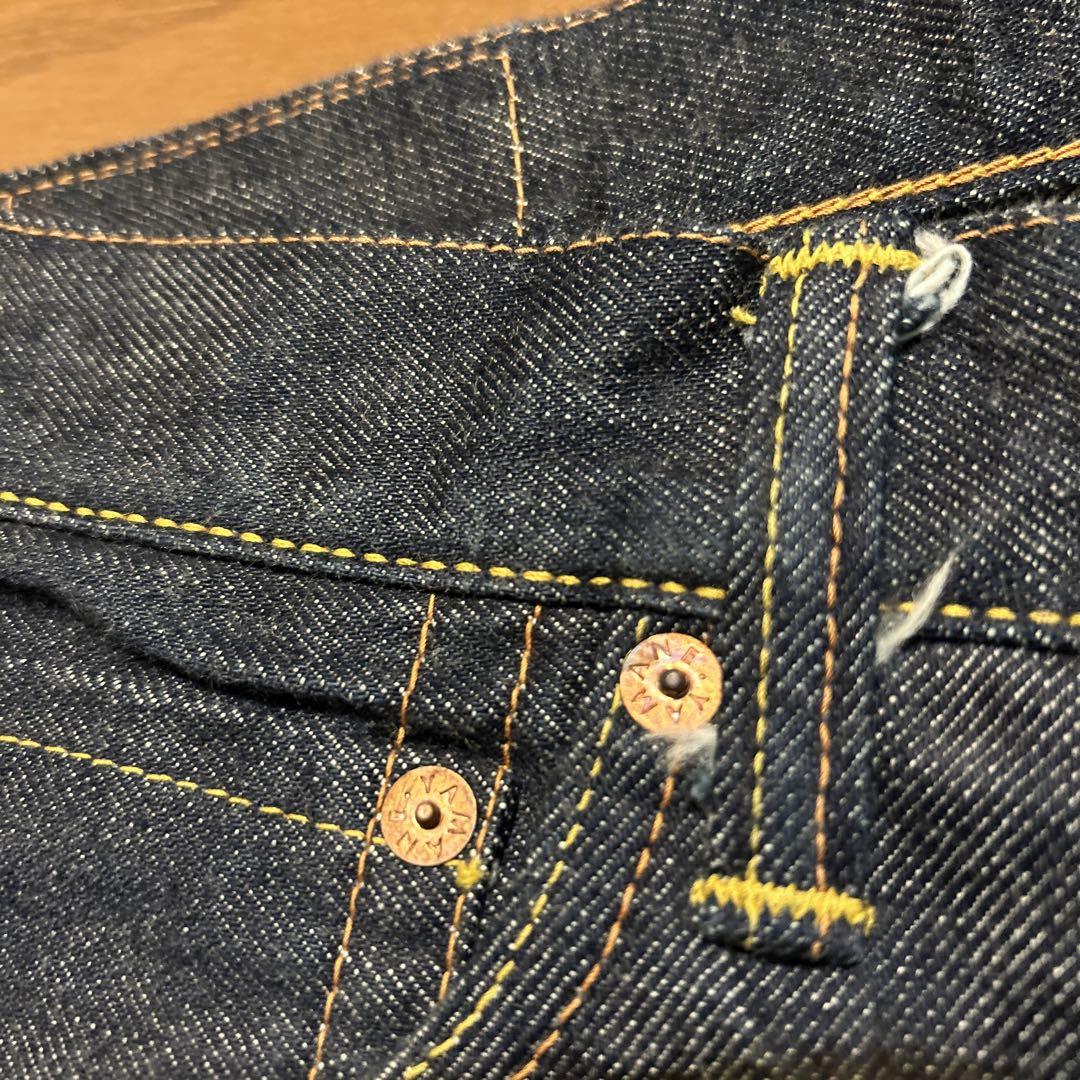 EVISU YAMANE No.2 白カモメ 2001 W32 美品 インディゴ