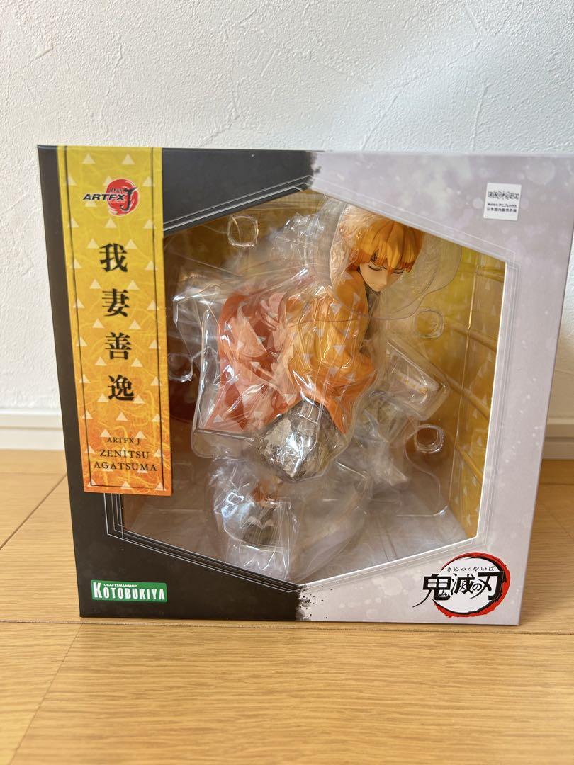 鬼滅の刃　我妻善逸　コトブキヤ　特典付き　未開封 我妻善逸 鬼滅の刃 ARTFX J コトブキヤ 1/8 フィギュア - メルカリ