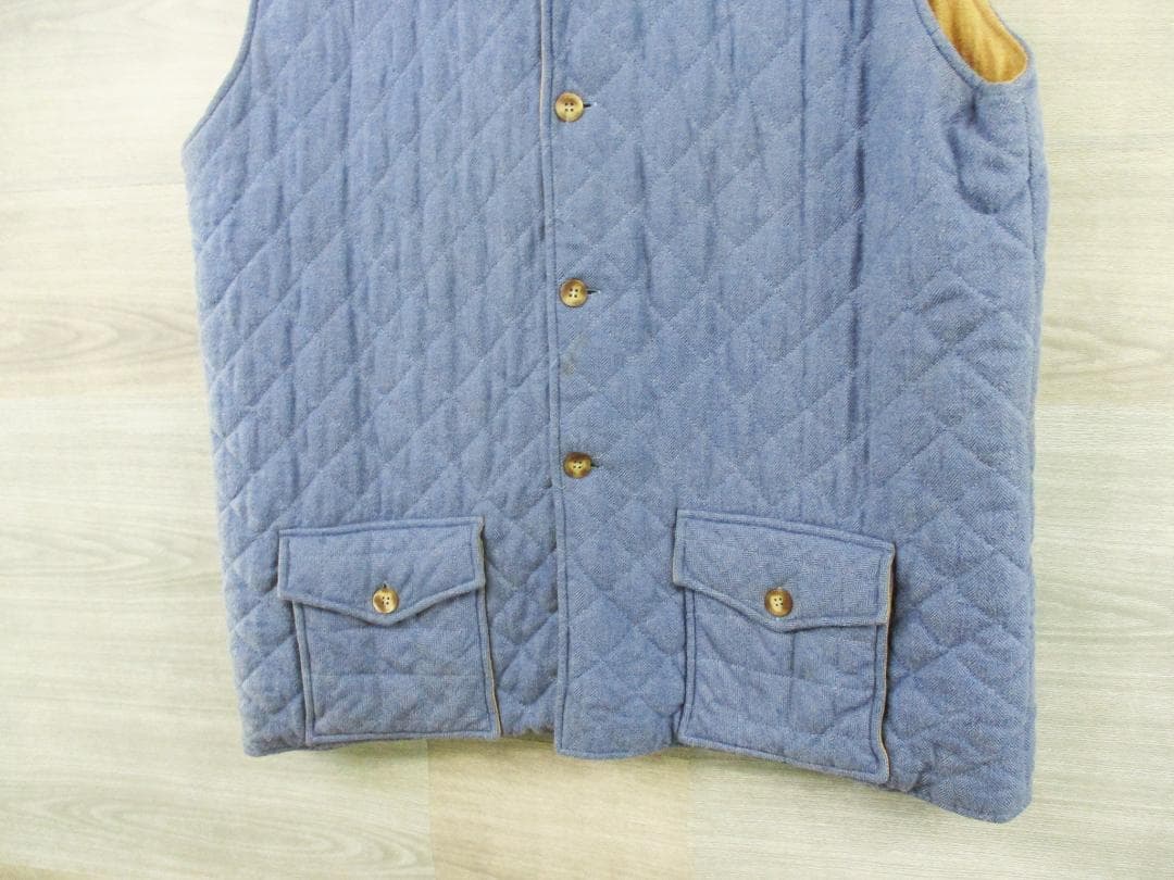 イタリア製 キルティングベスト