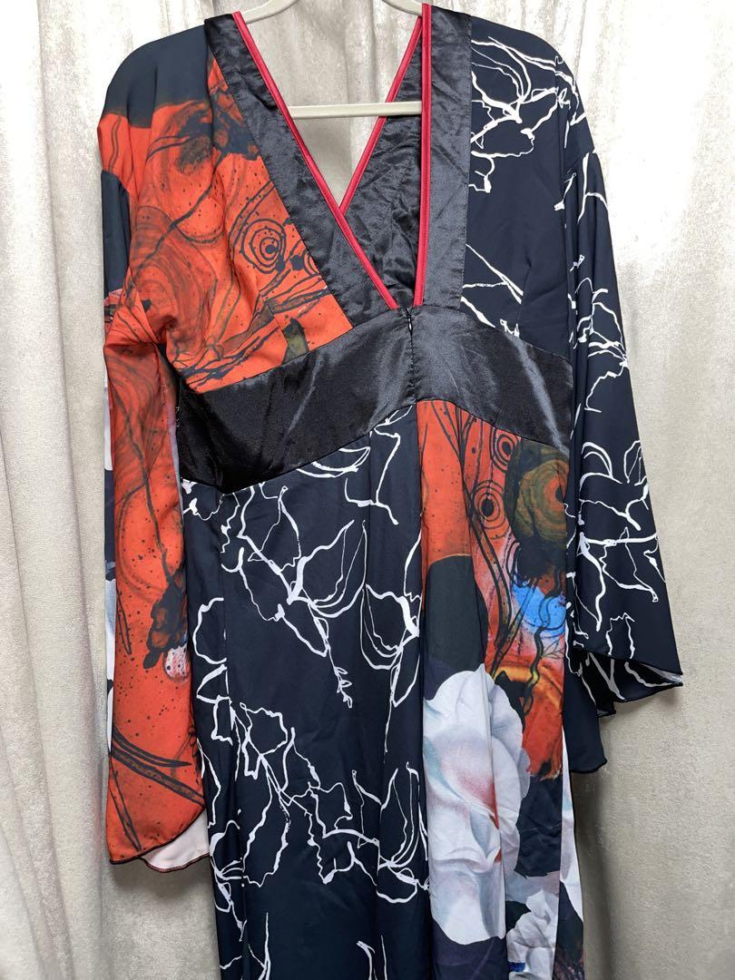 流遊 花魁 ドレス 和服 流遊 盛り帯 Ryuyu XXL