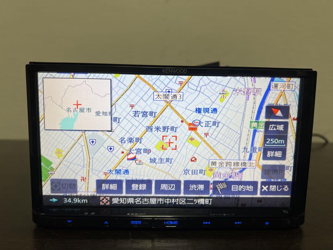KENWOOD カーナビ MDV-D404BT ワンセグ/Bluetooth