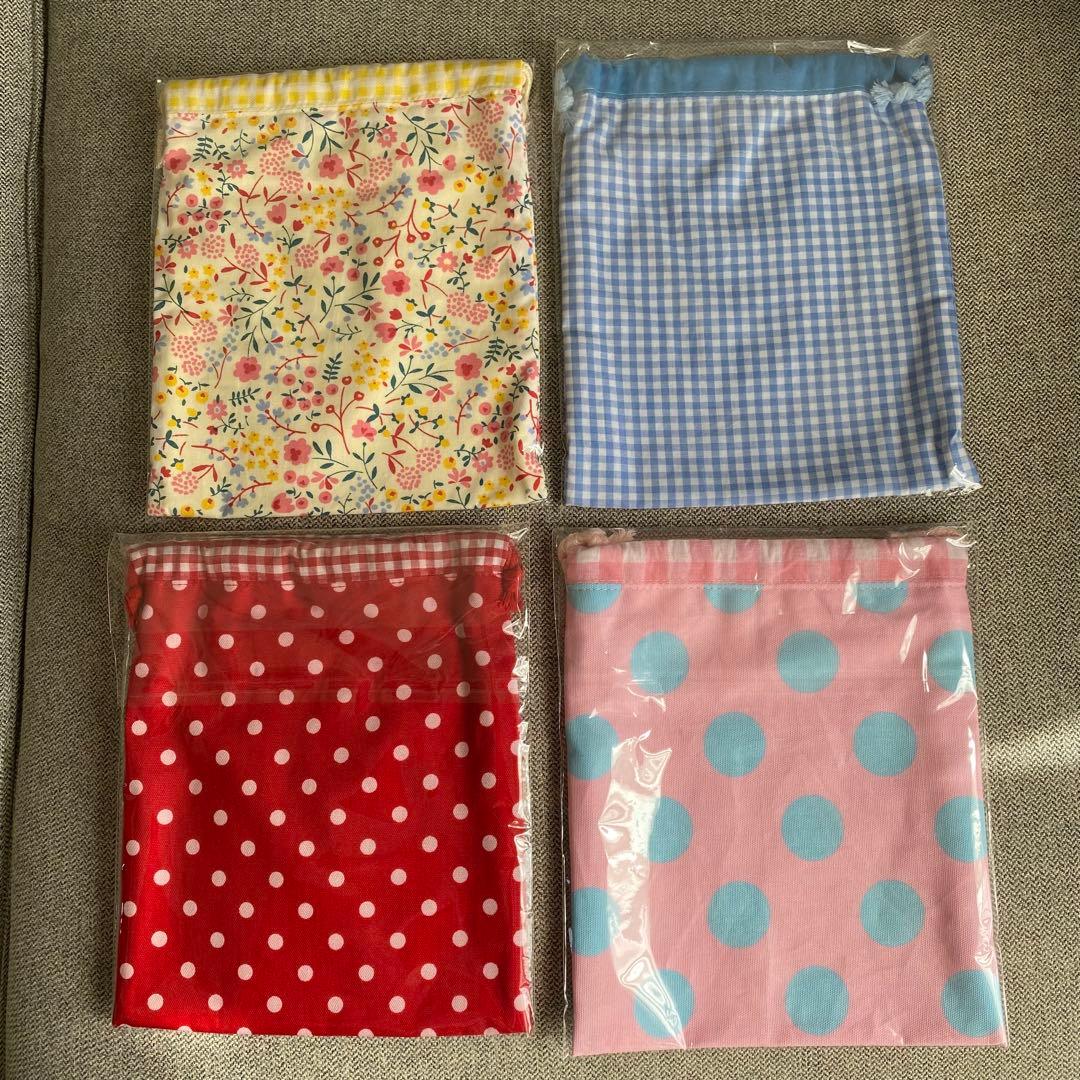 コップ袋　巾着袋　入園入学　大人用巾着袋　お好きな組み合わせでお得　ハンドメイド