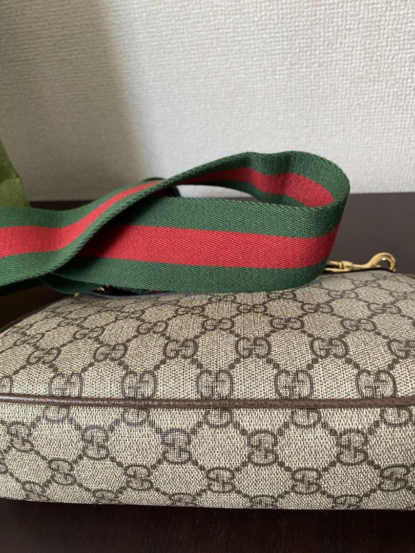 美品 松屋銀座購入 グッチ〔オフィディア〕 ハチ・イチゴチャーム付き 画像12