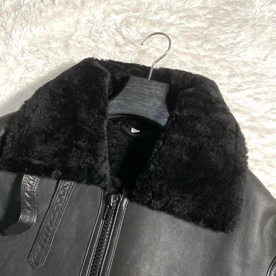 Magali Jessica paris ムートンジャケット B-3 ブラック Magali Jessica paris ムートンジャケット B-3 ブラック - メルカリ