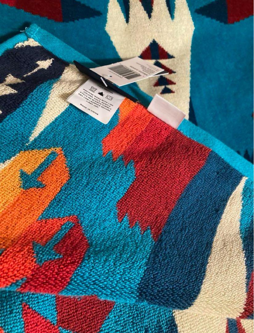 PENDLETON ペンドルトン　特大　ブランケット　タオルケット　ターコイズ