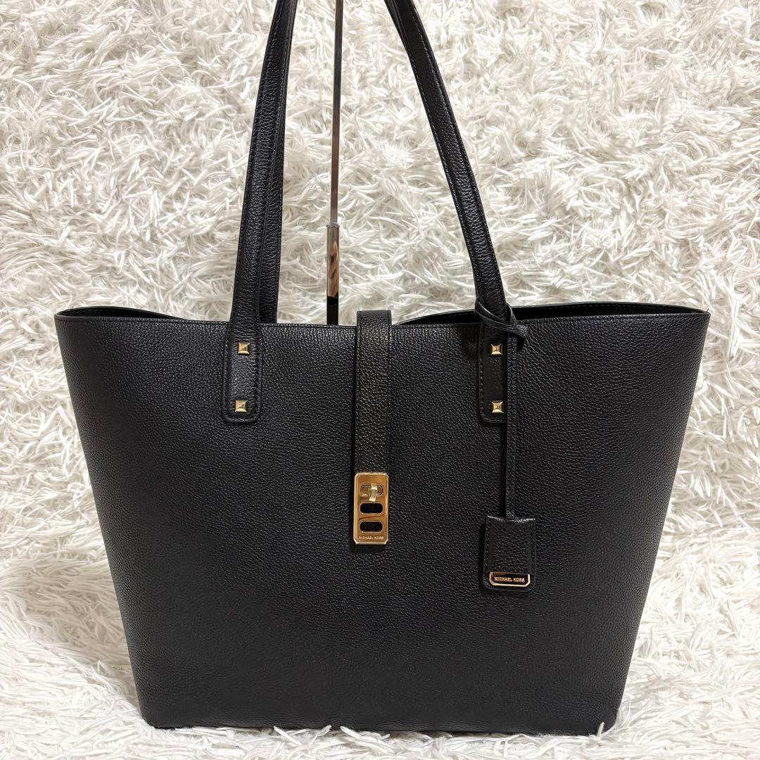 ✨美品/保存袋付✨マイケルコース トートバッグ カーソン ターンロック 大容量