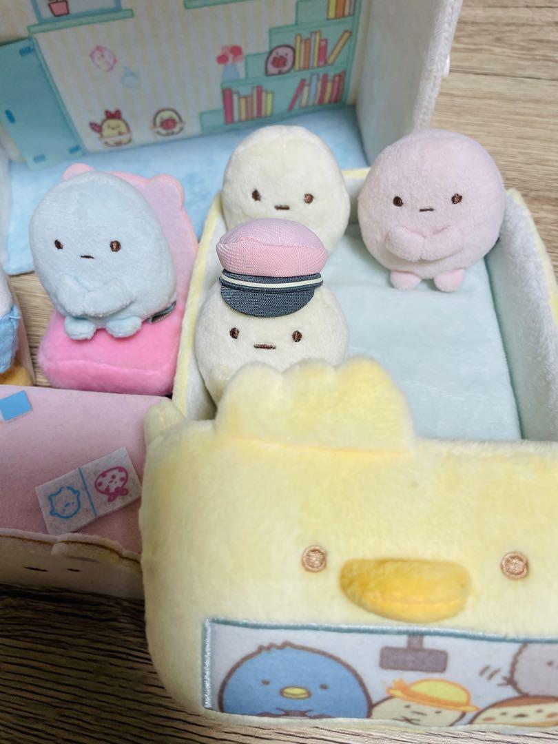 すみっコぐらし ぬいぐるみセット おうち付き学校　スクール　バスセット売り 在庫 処分 セールゲーム・おもちゃ・グッズ - すみっコぐらし