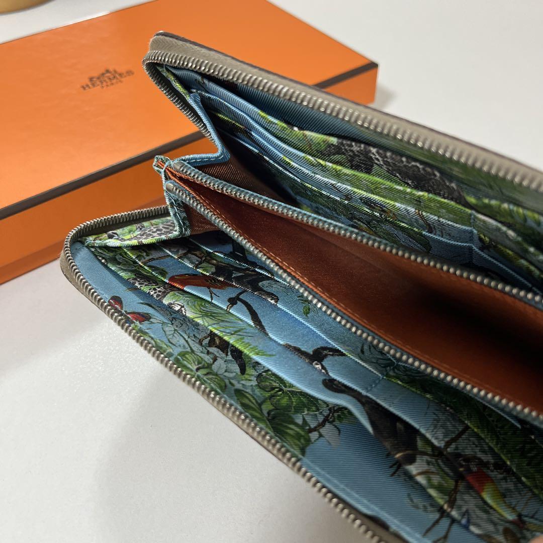 HERMES エルメス　シルクイン　長財布　財布