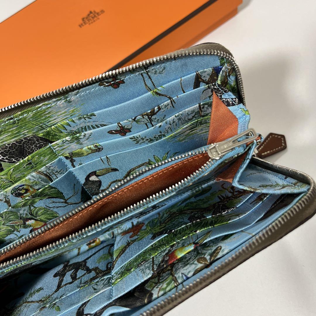 HERMES エルメス　シルクイン　長財布　財布