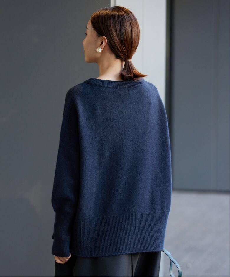 IENA アンゴラミックス ワイドプルオーバー