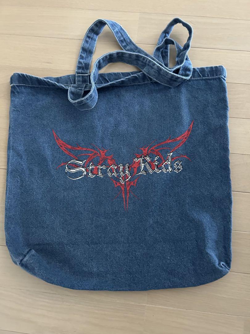 straykidsアメリカ北米グッズトートバッグ straykids スキズ アメリカ 北米 グッズ デニム トートバッグ